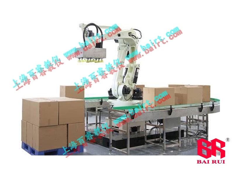 Solution for palletizing industrial robot system